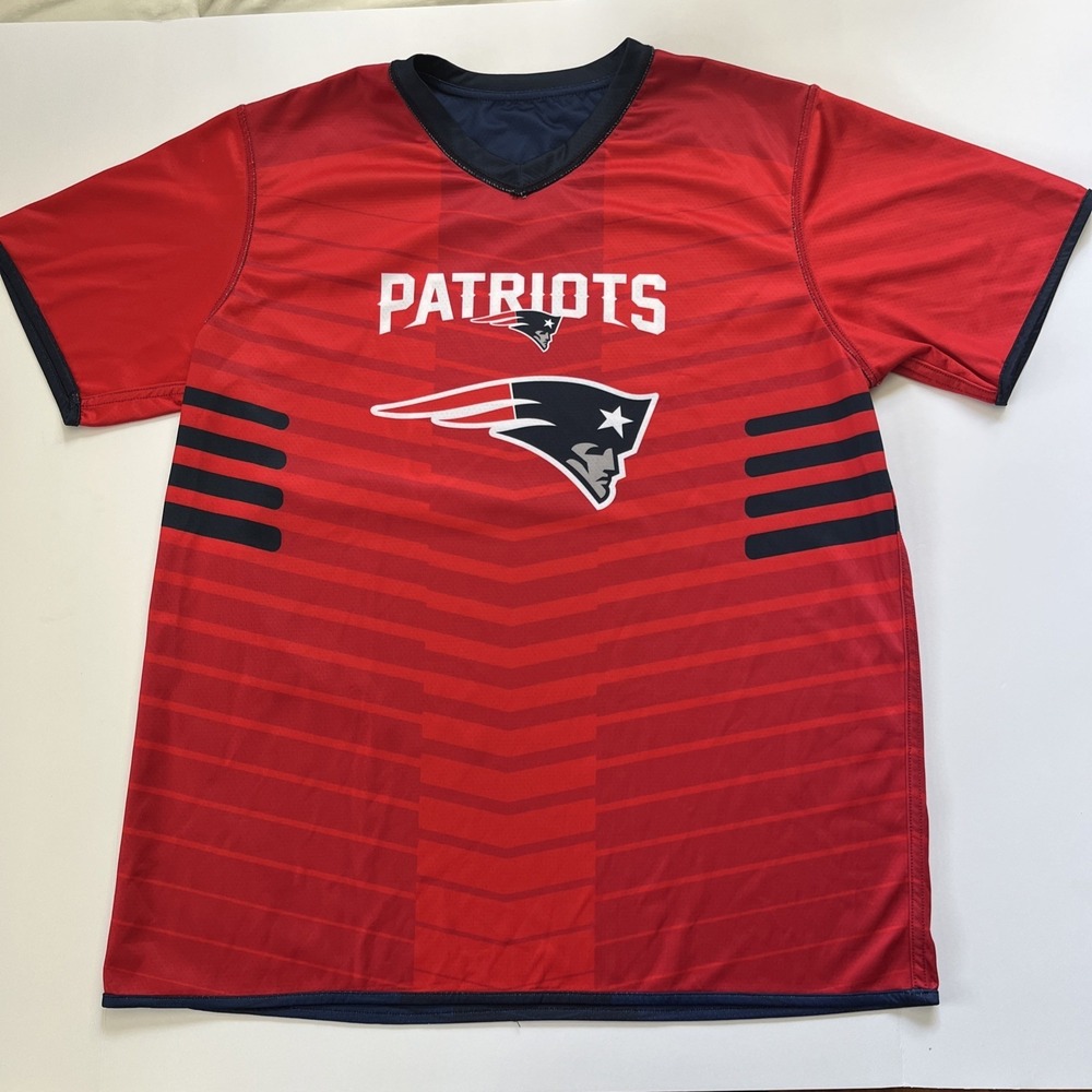 New England‎ Patriots Size XL Reversible NFL Football Men's Sports Jersey
